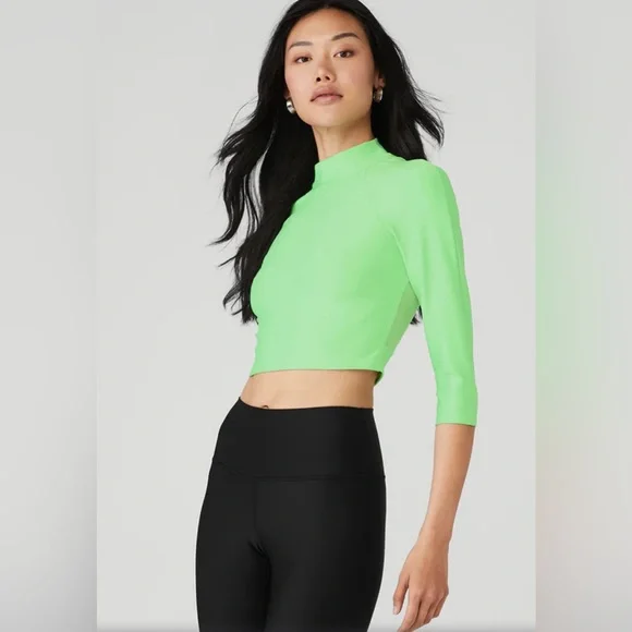 Alo Airlift Archer Fitted Long Sleeve Size Large NWOT - Picture 2 of 9